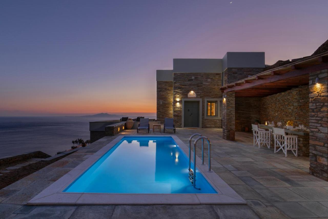 Acron Andros - Luxury Villa With Private Pool Korthio Exterior photo