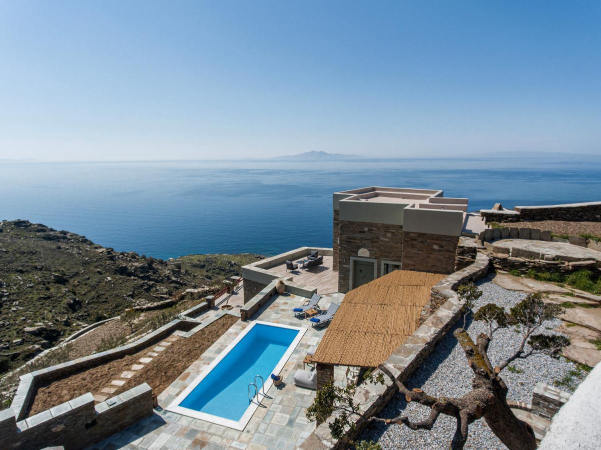 Acron Andros - Luxury Villa With Private Pool Korthio Exterior photo